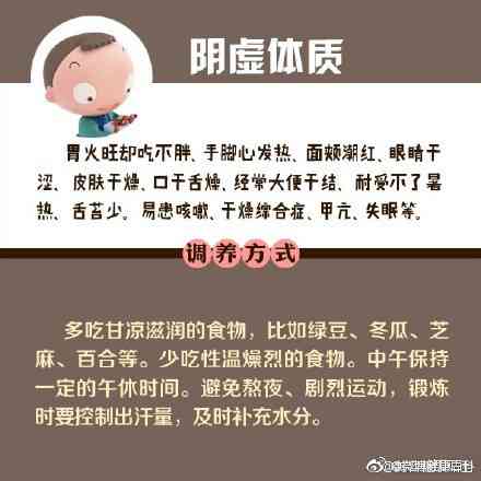 中医上说的九种体质 及其调养方法