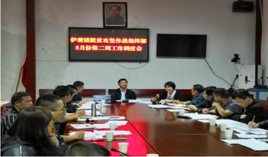 湖南新化县领导暗访炉观镇脱贫攻坚工作