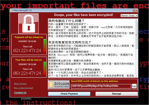 被勒索病毒攻击后电脑弹出的窗口。腾讯反病毒实验室供图