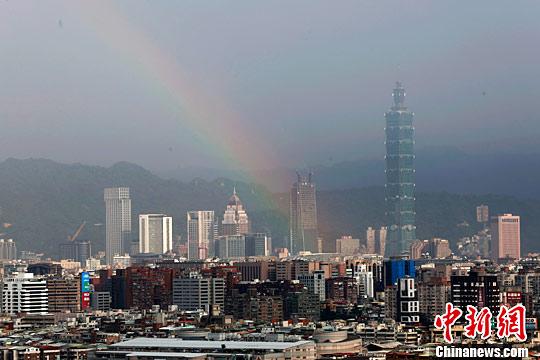 资料图：台北景象   中新社记者 陈小愿 摄